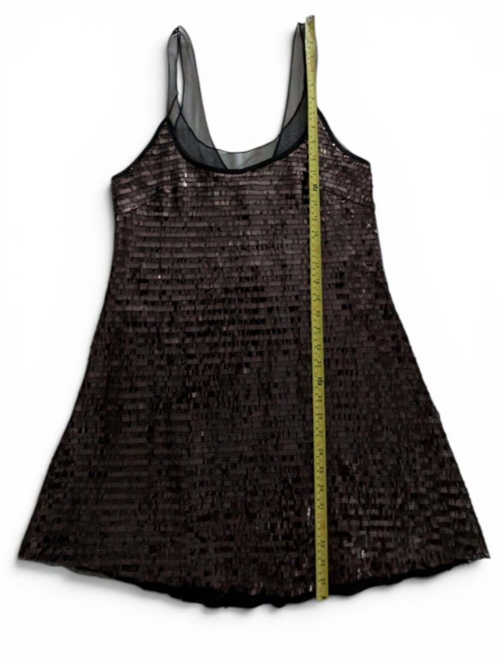 Free People Sequin Mini Dress Size M Black NWOT - Picture 4 of 9